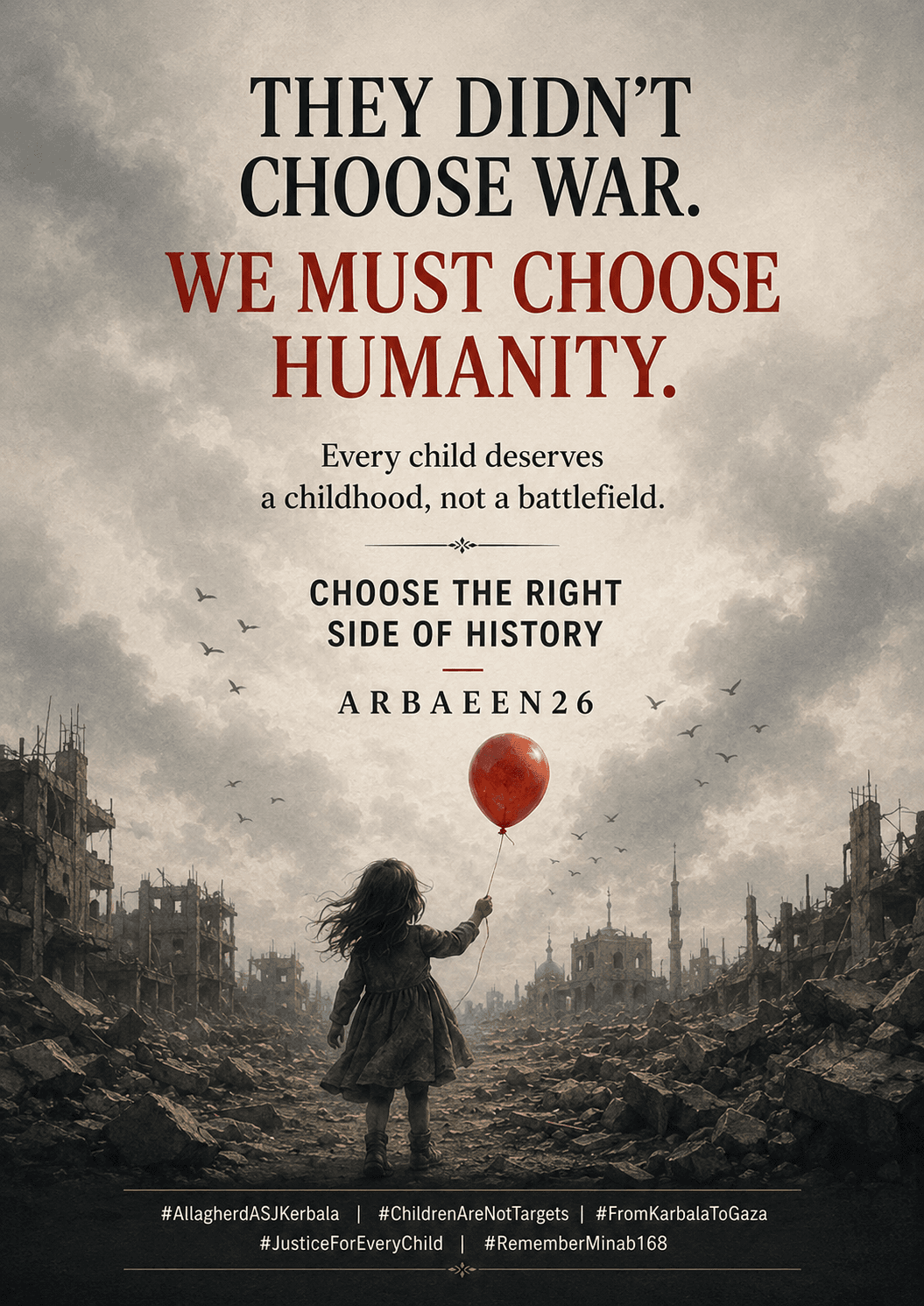 Arbaeen 2026 memorial artwork